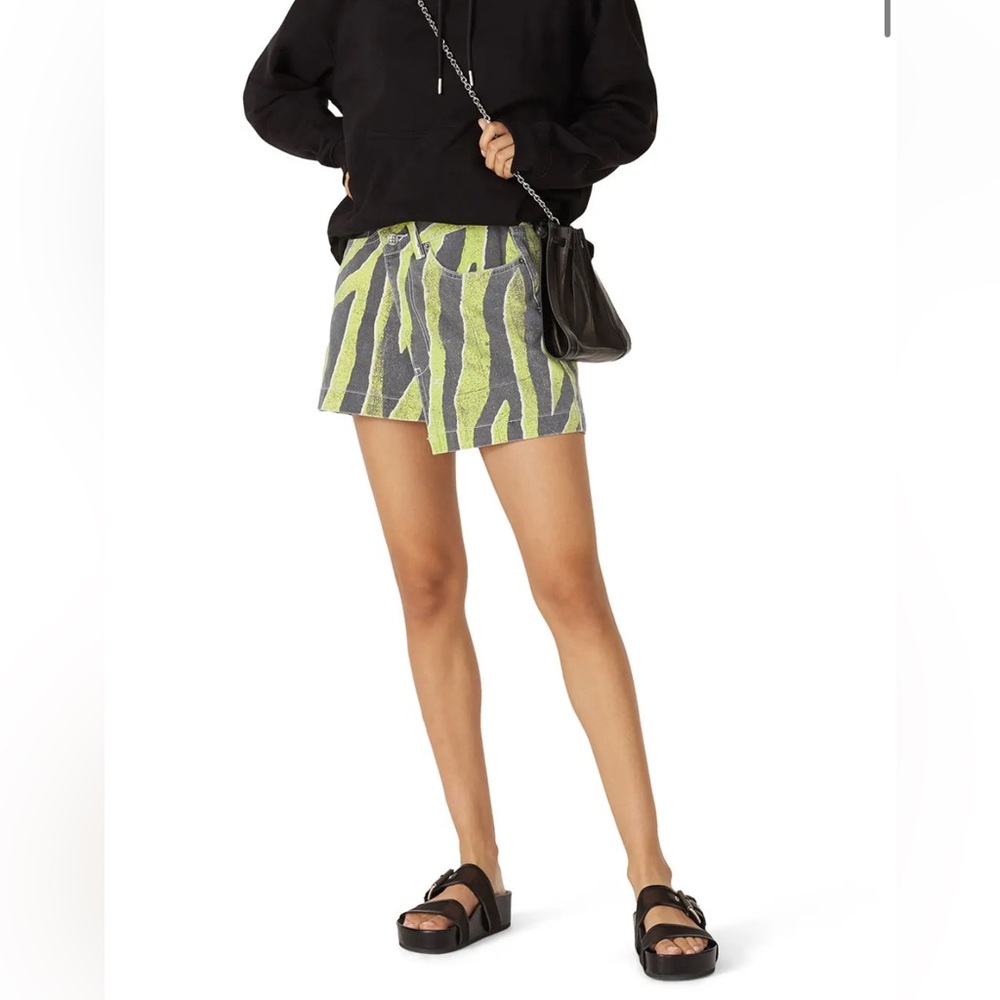 Ksubi Wild Zinc Rap Mini Skirt Sz 31